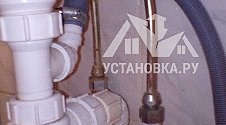Подключить стиральную машину LG F-1296SD3 на кухне