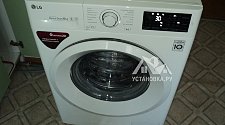 Установить отдельностоящую стиральную машину LG F2J5NN3W