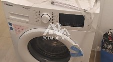 Установить в ванной комнате отдельностоящую стиральную машину Hansa WHP6120D4W