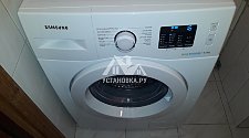 Установить в ванной на готовые коммуникации стиральную машину Samsung WW-60H2200EW