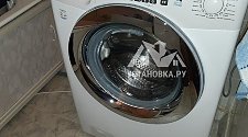 Установить отдельно стоящую стиральную машину Candy GVS34 116DC2 ванной комнате