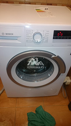 Установить в ванной новую стиральную машину Bosch WLL24266OE