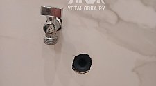 Установить новую отдельно стоящую стиральную машину