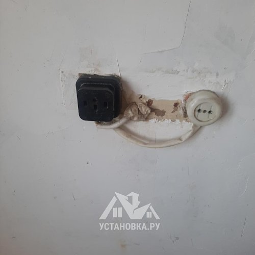 Установить электрическую плиту