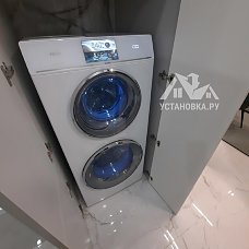 Установить сушильную машину в колонну