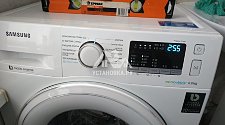 Установить отдельностоящую стиральную машину Samsung в ванной комнате