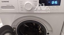 Стандартная установка стиральной машины соло