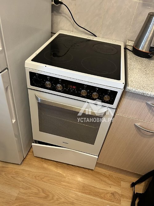 Установить электрическую плиту