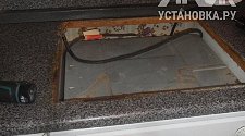 Работа по установке варочной панели Hotpoint-Ariston