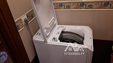 Установить отдельностоящую стиральную машину Zanussi в ванной