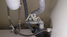 Установить новую отдельностоящую стиральную машину Атлант на кухне