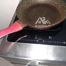 Установить плиту