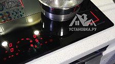 Установить встраиваемую электрическую варочную панель и духовой шкаф