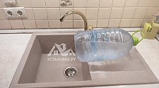 Установить новую накладную мойку Omoikiri