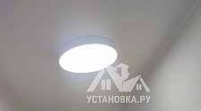 Установить потолочные светильники 4 штуки