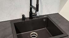 Установить накладную мойку Omoikiri Bosen 57 57-BL