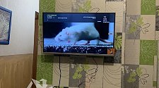 Установить телевизор на кронштейн 