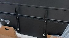 Подвесить и настроить большой телевизор (85")