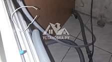 Установить новую отдельностоящую стиральную машину LG под столешницу на кухне