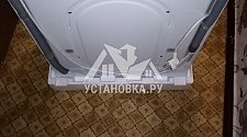 Установить новую отдельностоящую в ванной стиральную машину Атлант