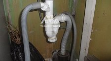 Установить отдельностоящую стиральную машину Indesit на готовые коммуникации