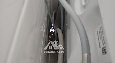 Установить новую отдельно стоящую стиральную машину