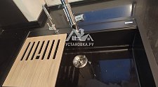 Установить новую накладную мойку OMOIKIRI Kitagawa 86-LB