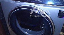 Установить отдельно стоящую стиральную машину Samsung WW70K62E69S в ванной комнате