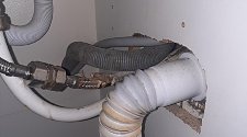 Установить новую отдельно стоящую стиральную машину