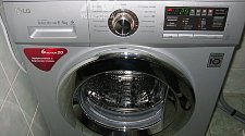Произвести установку стиральной машины