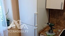 Установка бытового холодильника и перевес дверей без эл.блока управления