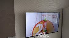 Установить телевизор диагональю до 64 дюймов на стену