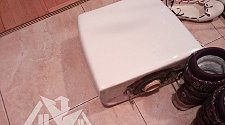 Стандартный монтаж напольного унитаза с пластиковой канализацией