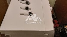 Демонтировать и установить отдельностоящую стиральная машину электролюкс в ванной комнате на готовые коммуникации