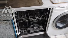 Установить отдельностоящую посудомоечную машину Delonghi