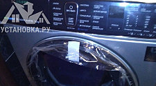 Установить отдельно стоящую стиральную машину Samsung WW70K62E69S в ванной комнате