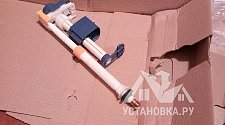 Стандартный монтаж напольного унитаза с пластиковой канализацией