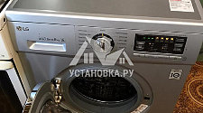 Установить отдельно стоящую на кухне новую стиральную машину LG F-1296TD4