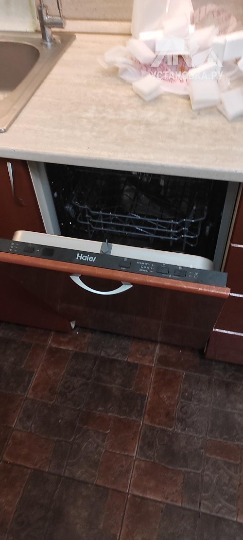 Установить и подключить посудомоечной машину