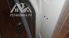 Установить новую отдельно стоящую стиральную машину