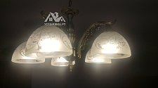 Установить люстру KL.11369-5-P AB