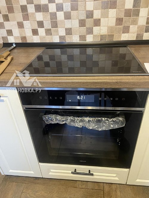 Установить духовку