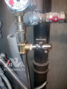 Заменить запирающий кран для водонагревателя