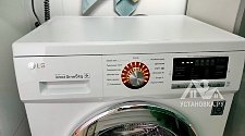 Демонтировать и установить отдельно стоящую стиральную машину LG F-1096ND3 в ванной комнате