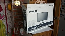 Установить на кухне телевизор Samsung диагональ 24 дюйма