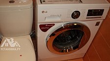 Установить отдельностоящую стиральную машину LG F1296SD3