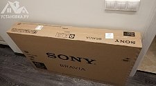Установить телевизор на подставку Sony