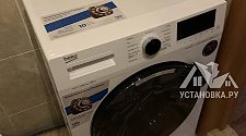 Установить отдельностоящую стиральную машину Беко в ванной комнате