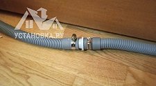 Установить новую отдельно стоящую стиральную машину