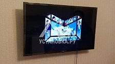 Установить на кронштейн телевизор LG 32LM6350